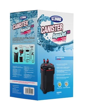 Filtro externo de canasta Lomas Aqua Jet 200 Litros