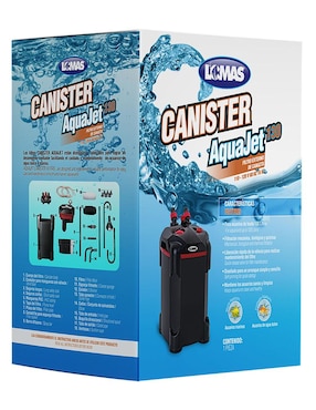 Filtro externo de canasta Lomas Aqua Jet 130 Litros