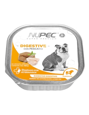 Alimento húmedo Nupec de Carne con pollo para perro etapa adulto contenido 400 g
