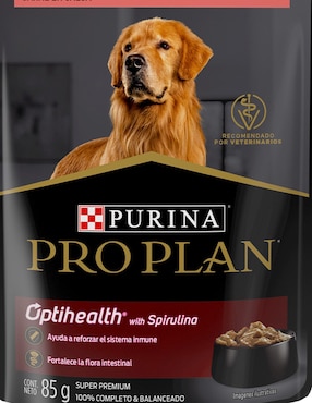 Alimento húmedo Pro Plan de Carne para perro etapa adulto contenido 85 g
