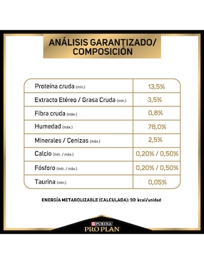 Alimento húmedo Pro Plan de Pollo para gato etapa cachorro contenido 85 g