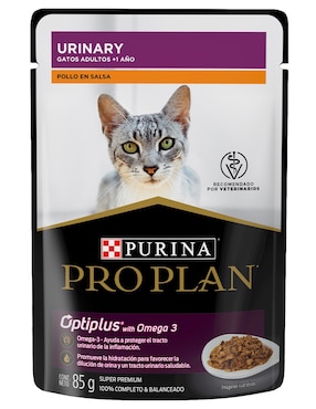 Alimento húmedo Pro Plan de Pollo para gato etapa adulto contenido 85 g