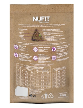 Croqueta Nufit de Pollo para perro etapa cachorro