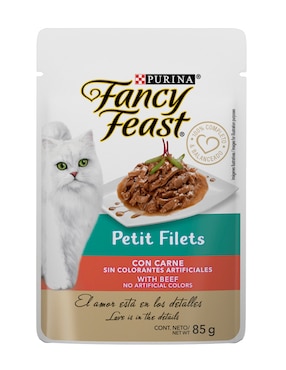 Alimento Húmedo Fancy Feast De Carne Para Gato Contenido 85 G