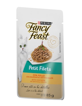 Alimento húmedo Fancy Feast de Pollo para gato todas las etapas contenido 85 g