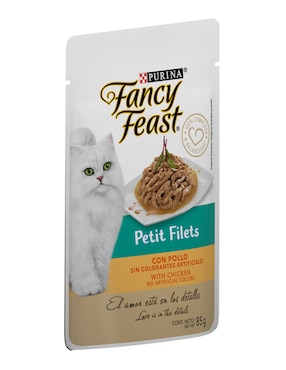 Alimento húmedo Fancy Feast de Pollo para gato todas las etapas contenido 85 g