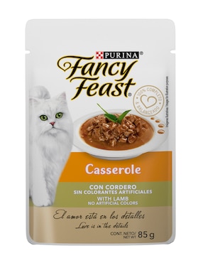 Alimento Húmedo Fancy Feast De Cordero Para Gato Etapa Adulto Contenido 85 G