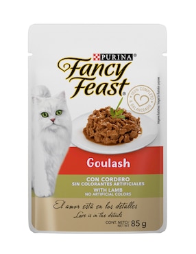 Alimento Húmedo Fancy Feast De Cordero Para Gato Etapa Adulto Contenido 85 G