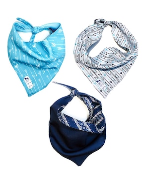 Set De 3 Bandanas Doble Vista BFF Para Mascotas