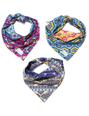 Set De 3 Bandanas Doble Vista BFF Para Mascotas