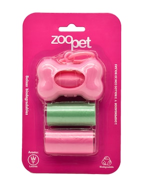 Set Dispensador De Bolsas Zoopet Para Perro