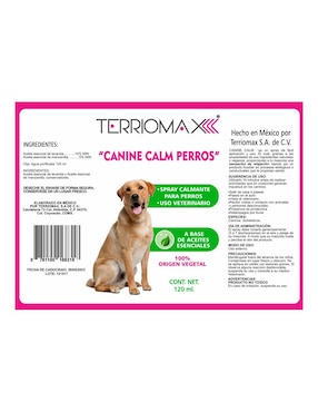 Spray calmante Petmax para Perro