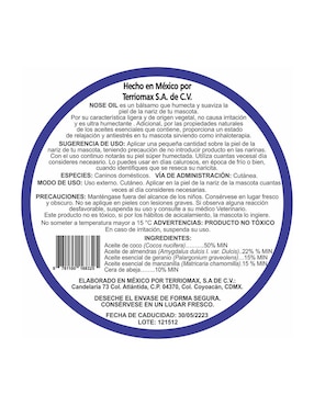 Aceite humectante Petmax para Perro
