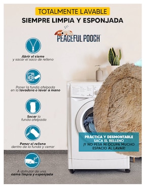 Cama para perro y gato Peaceful Pooch