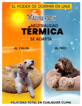 Cama para perro y gato Peaceful Pooch