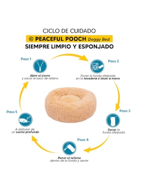 Cama para perro y gato Peaceful Pooch