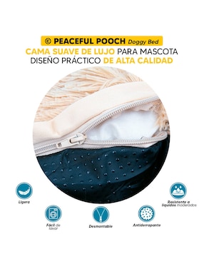 Cama para perro y gato Peaceful Pooch