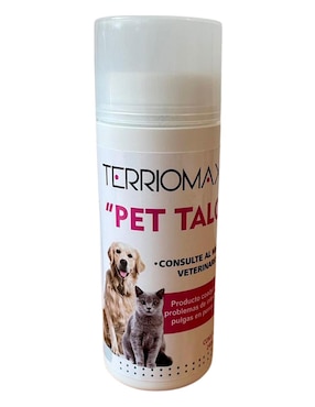 Talco Anti Pulgas Para Perros Y Gatos Terriomax 240 G