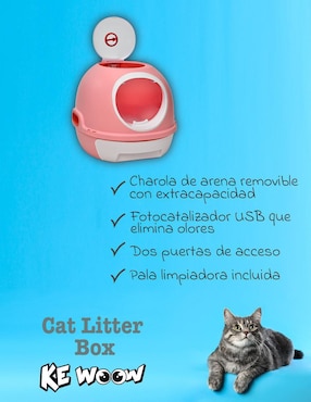 Arenero Ke Woow para gato