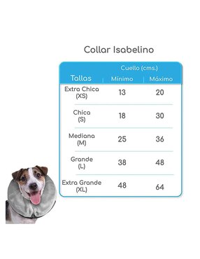 Collar Isabelino Inflable Mascretta para perro y gato