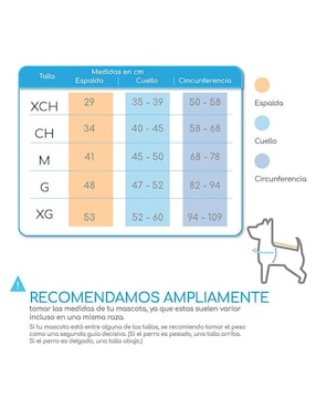 Pechera para perro Mascretta de nylon