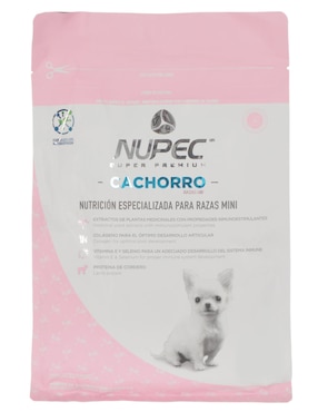 Croqueta Nupec de cordero para perro raza miniatura etapa cachorro contenido individual