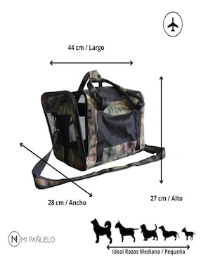 Transportadora para perro y gato Mi Pañuelo de tela
