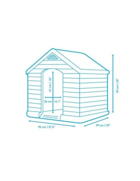 Casa para perro Keter