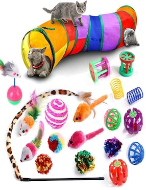 Kit de juguetes para gato Genérica