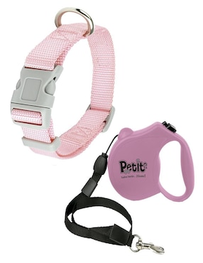 Correa y collar Petits de poliéster para perro