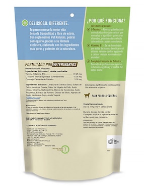 Calmante para mascota Pet Naturals para perros 31.5 g