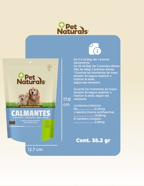 Calmante para mascota Pet Naturals para perros 31.5 g
