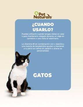 Calmante para mascota Pet Naturals para gato 31.5 g