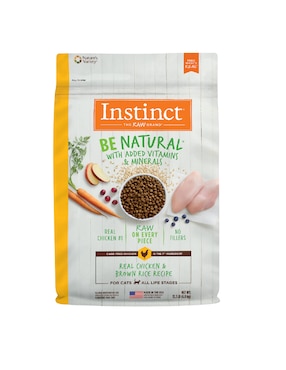 Croqueta Be Natural de Pollo para gato todas las etapas contenido 6 kg