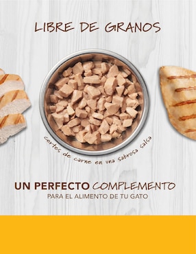 Alimento húmedo Instinct de Pollo para gato etapa adulto contenido 85 g