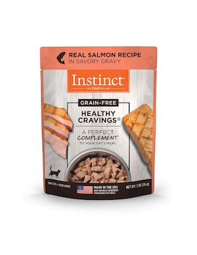 Alimento Húmedo Instinct De Salmón Para Gato Todas Las Etapas Contenido 85 G