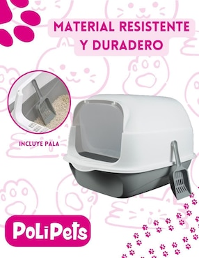 Arenero Poli Pets para gato