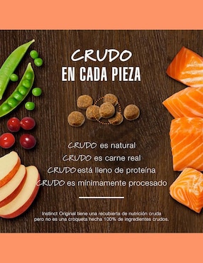 Croqueta Instinct de Salmón para gato todas las etapas contenido 2 kg