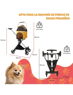Carriola estándar para perro y gato Kool Pets de plástico