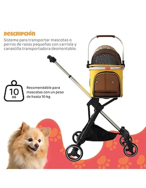 Carriola estándar para perro y gato Kool Pets de plástico