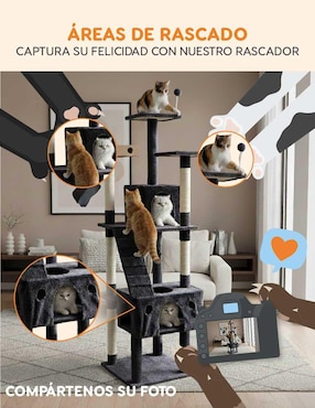 Mueble rascador para gato Poli Pets