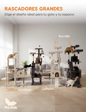 Mueble rascador para gato Poli Pets