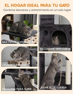 Mueble rascador para gato Poli Pets