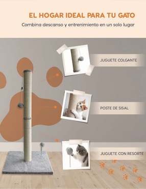 Mueble rascador para gato Poli Pets