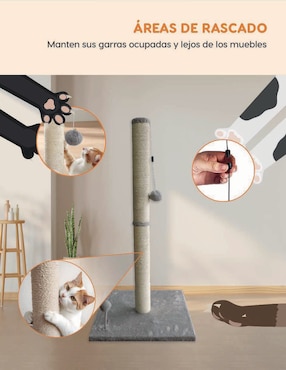 Mueble rascador para gato Poli Pets