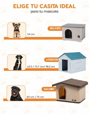 Casa para perro Poli Pets