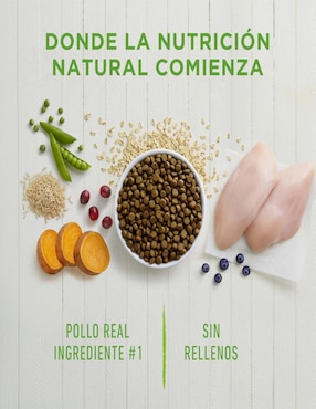 Croqueta Instinct Be Natural de Pollo para perro todas las etapas contenido 2 kg