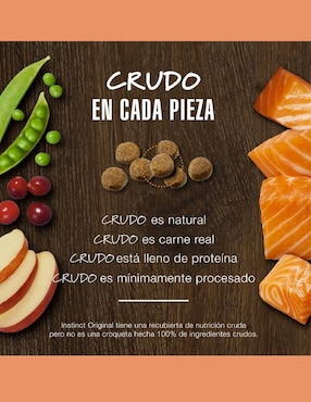 Croqueta Instinct de Salmón para perro todas las etapas contenido 1.8 kg