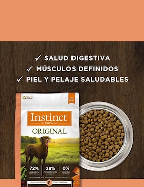 Croqueta Instinct de Salmón para perro todas las etapas contenido 1.8 kg
