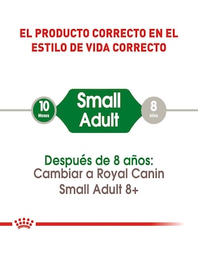 Croqueta Royal Canin de pollo para perro raza pequeña etapa adulto contenido individual 13.6 kg